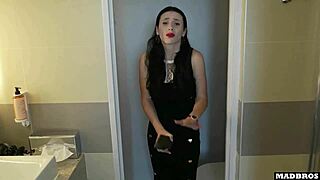 Romanian coworker nearly gets caught in steamy phone affair