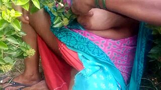 indian beauty shows off big boobs in aunty porn video. steamy dorm encounter unfolds.