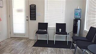 White MILF gets fingered and creampied at the office