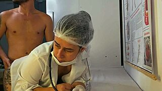 Damn, Ereção During Checkup With This Hot Latina Nurse!