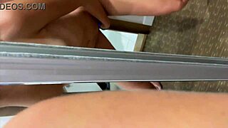 Big dick creampie in mirror with ex girlfriend