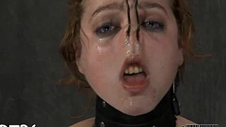 Group BDSM game with rough sex and oral sex