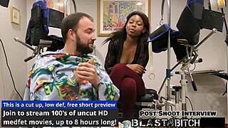 Beautiful black beauty Minnie Rose gets face fucked and creampied in this video