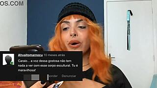 Solo girl with an extra chill gives a softcore blowjob