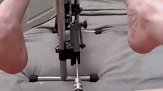 First-time submissive trying out a fucking machine, join me?