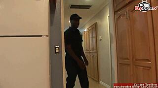 Skinny black teen with small breasts wants a big black cock