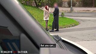 hey, latvian eva ray in chastity gets rough sex after pickup! 😳