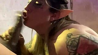 Beautiful Turkish beauty in hot homemade video with deep throat action