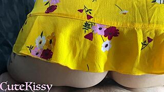 Close up and personal look at big pussy lips and dripping wetness