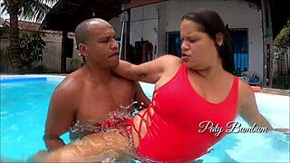 Hot Latina and her big ass enjoy interracial sex with a Peruvian stud