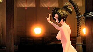 Megurine Luka and Meiko nude in Project Diva mod