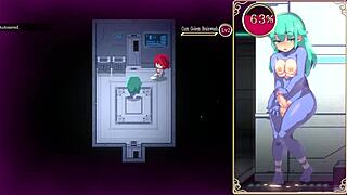 The mage Kanade's futanari dungeon quest: the third part with a robot