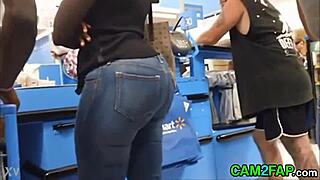 Bbw ass hidden cam porn video