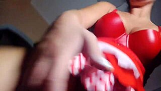 A hot slave girl licks her master's cunt and gets fucked with a strap-on