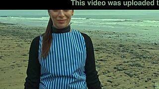 yo, silvia soprano gets roughly dominated on norway beach