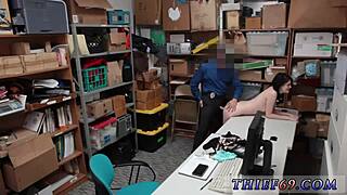 Officer handles thief with firm but fair hands