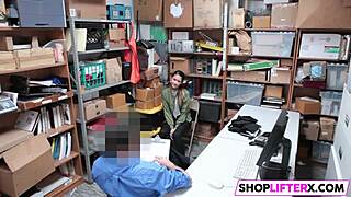 Shoplifting Teen Picks Cock Over Cops in Wild Office Encounter