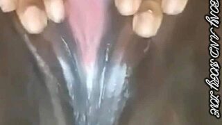 ebony solo star drips wet with ripped clothes, wow!