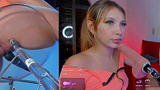 This girl craves machine and vibrator for intimate pleasure