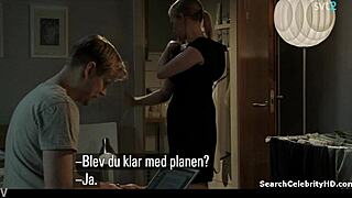 Minka Kuustonen topless in Raja S01E03 2014 scene