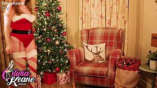 Teen nurse in cosplay wants your cum for Christmas