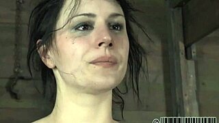 The beautiful girl got a hard whip for her nice ass