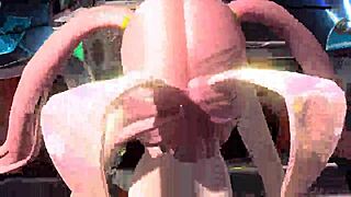 Megurine Luka's alien makeover in a bunny suit