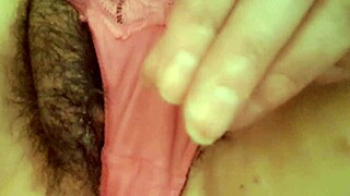 Mature beauty from Prague indulges in solo pleasure while watching adult content