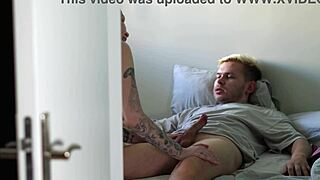 Just caught this hot college couple banging hard in an Airbnb