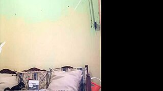 Daring Latina housewife teases boss with no panties.