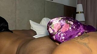 damn, my girlfriend can’t stop eating my big ebony ass!