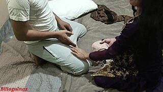 Indian pregnant stepsister shares intimate moment with stepbrother