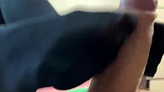 Heels and Pantyhose in a Sultry Cum-Swallowing Game