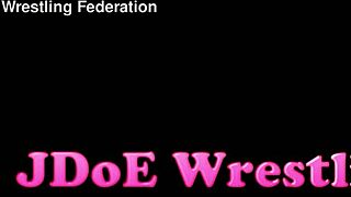 Bra and Panties Strip-Wrestling with Jessica Morgan vs Roxi Keogh