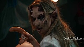 Fucking a Demon Who Squirts Milk Into the Nurse's Mouth, So Wild! 😈