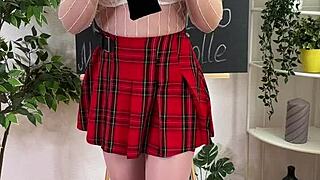 Hot milf teacher, wanna see my butt plug?