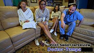 Dr Tampa - Aria Nicole's Yearly Physical Gets Hands-On in Hospital.