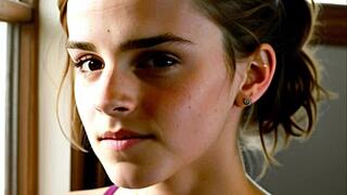 i can’t believe emma watson in this wild cum challenge!