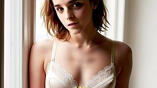 i can’t believe emma watson in this wild cum challenge!