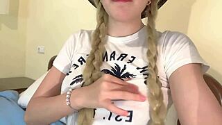 Cute Country Girl Lil Rose Squirts in Real Masturbation