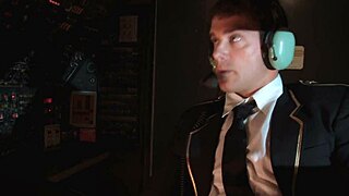 madelyn marie bangs captain in cockpit on red eye flight