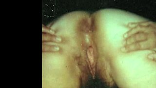 Pammy's first hairy ass shots from 70s Polaroid days