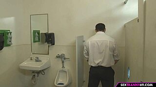Tranny Gloryhole Action with Big Tits