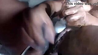 yo, this horny ebony babe’s squirting orgasm got me shook 😍