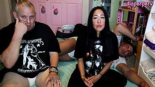 Unveiling bold diaper fetish secrets in backstage interview