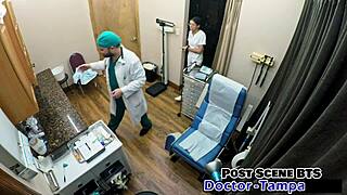Dr Tampa Conducts Genesis' First Gyno Exam with Detailed Spreading