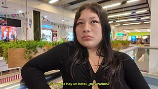 Found Valentina at the Busy Shopping Mall