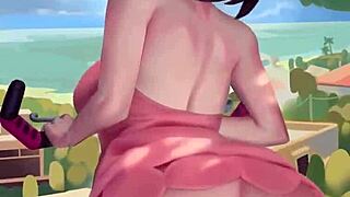 pokemon marnie hentai with wild dildo action