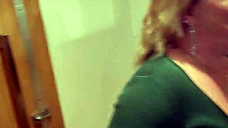 Kiwi Milf Slut Drinks Piss as Toilet in Public Mall While Trying Clothes Outdoors.