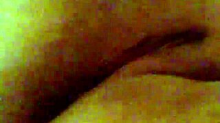 Mzslippery BBW Cutie Masturbates with Shaved Pussy in Front of Mirror